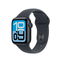 Apple Apple Watch SE 3(GPSモデル)- 40mm ミッドナイトアルミニウムケースとネイビーブルースポーツバンド - S/M MJKY4J/A