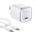 Anker Nano Charger (45W) with USB-C & USB-C ケーブル ホワイト B2692N21