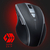 サンワサプライ 静音ワイヤレスブルーLEDマウス(5ボタン) ブラック MA-WBL166BK-イメージ2