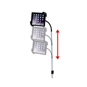 サンワサプライ iPad・タブレット用キャスター付きスタンド（ホワイト） CR-LASTTAB16W-イメージ3