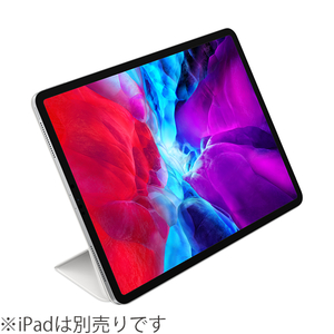 Apple 12．9インチiPad Pro(第3世代、第4世代)用Smart Folio ホワイト MXT82FE/A-イメージ2