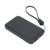 MOTTERU 準固体モバイルバッテリー スモーキーブラック MOT-MBSS10002-BK
