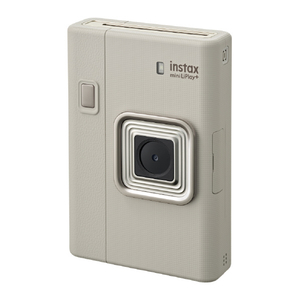 富士フイルム instax mini Liplay+ BEIGE サンドベージュ INSLIPLAYPLUSBEIGEVN-イメージ2