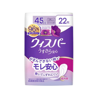 Ｐ＆Ｇ ウィスパー 45cc ナプキン型尿ケアパッド 22枚 24cm FC30585