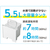 コロナ 衣類乾燥除湿機 WHシリーズ クリスタルホワイト CD-WH1826(W)-イメージ7