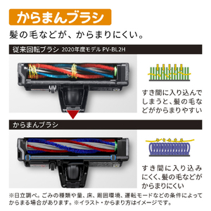 日立 コードレススティッククリーナー パワーブラシ ラクかるスティック ベージュ PV-BL3P C-イメージ6