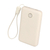 MOTTERU 準固体モバイルバッテリー 10000mAh e angle select アーモンドミルク EAN-MBSS10001-AM-イメージ1