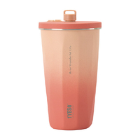 TYESO ストロータンブラー 600ml グラデーションレッド KT01-01007-253