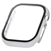 エレコム Apple Watch Series 10(46mm)用フルカバーケース プレミアムガラス/ゴリラ/高透明 クリア AW-24AFCGOCR