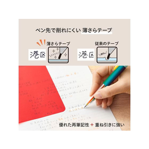 プラス ホワイパー 紙ケース 修正テープ 5mm ボタニカルグリーン FC866MW-52390/WH-2005-イメージ5