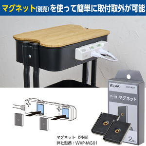 エルパ スイッチ付き 雷ガードタップ(3個口・3m) ホワイト WLK-R33SW-イメージ19
