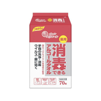 大王製紙 エリエール消毒できるアルコールタオル 詰替用70枚 F886006-141546