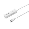 ヤザワ USBタップ6個口PD20W2．5m ホワイト H49025PD20WH