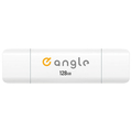 e angle USB3．2(Gen1)TypeC-A対応USBメモリ 128GB ホワイト ANGV-CRUAC128-A-W