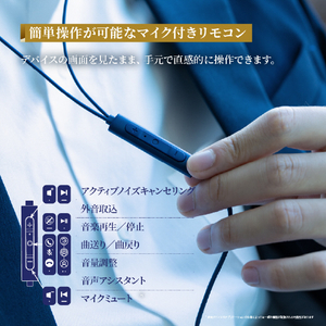 AVIOT AVIOT有線イヤホン Black CE-V1-BK-イメージ13