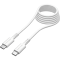 多摩電子工業 PD60W USB-C to C ケーブル 1．5m ホワイト TH360CC15W