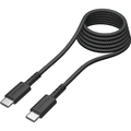 多摩電子工業 PD60W USB-C to C ケーブル 2．0m ブラック TH360CC20K