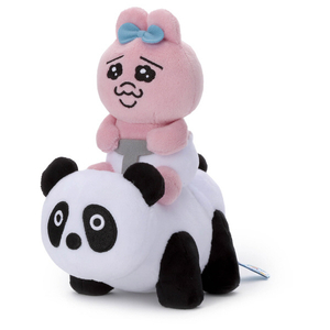 タカラトミーアーツ 可哀想に!メルヘンランド/ぬいぐるみ/パンダに乗ったおぱんちゅ おぱんちゅうさぎ ｶﾜｲｿｳﾆMLﾇｲｸﾞﾙﾐﾊﾟﾝﾀﾞｵﾊﾟﾝﾁﾕ-イメージ2