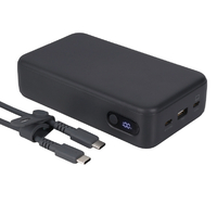 MOTTERU 準固体モバイルバッテリー 20000mAh スモーキーブラック MOT-MBSS20001-BK