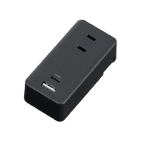 ヤザワ 極小USBタップ2個口PD30W ブラック H5FS400PD30BK