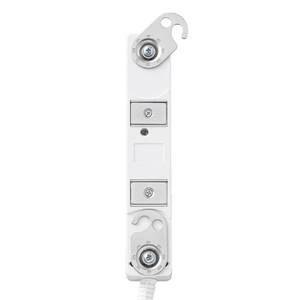 ヤザワ 3P抜け止めマグネットフック付タップ4個口2m ホワイト H5HJKNP402WH-イメージ3