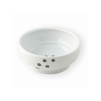 猫壱 ハッピーダイニング 猫用 脚なしフードボウル 猫柄 FC75396-DC-0705-02