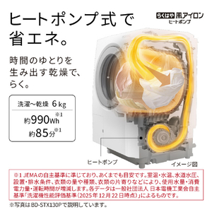 日立 ドラム式洗濯乾燥機 ビッグドラム ホワイト BD-SVX120PR W-イメージ11