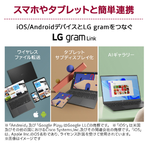 LG Electronics Japan ノートパソコン LG gram Pro 2in1 16 オブシディアンブラック 16T90TP-GA78J-イメージ11