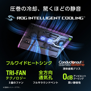 ASUS ノートパソコン ROG Strix G16 エクリプスグレー G614FR-R9X3D5070TI300-イメージ7